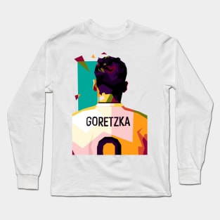 Amazing Football In Wpap Pop Art Long Sleeve T-Shirt